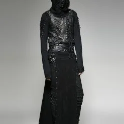PUNK RAVE Surjupe Gothique Homme 'gothic Warrior' -Vêtements Gothiques 01792 1000