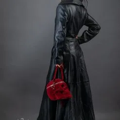 DISCOBOLE Long Manteau Cuir Gothique Vampire Femme -Vêtements Gothiques 04longmanteaucuirgothiquevampirefemmeaadsc 5183 modifier 1 900