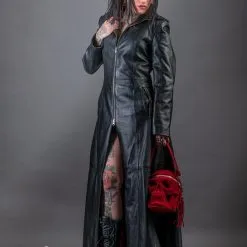 DISCOBOLE Long Manteau Cuir Gothique Vampire Femme -Vêtements Gothiques 04longmanteaucuirgothiquevampirefemmeaadsc 5190 modifier 1 900