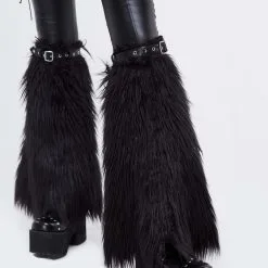 Guêtres En Fourrure Synthétique DEVIL FASHION -Vêtements Gothiques 070227468245030586521103264121 900