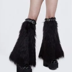 Guêtres En Fourrure Synthétique DEVIL FASHION -Vêtements Gothiques 07022746824503060512110326412 900