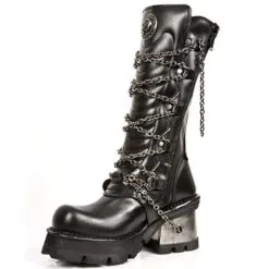 Bottes Gothiques New Rock M.1017-S1 -Vêtements Gothiques 1017s1 4 600