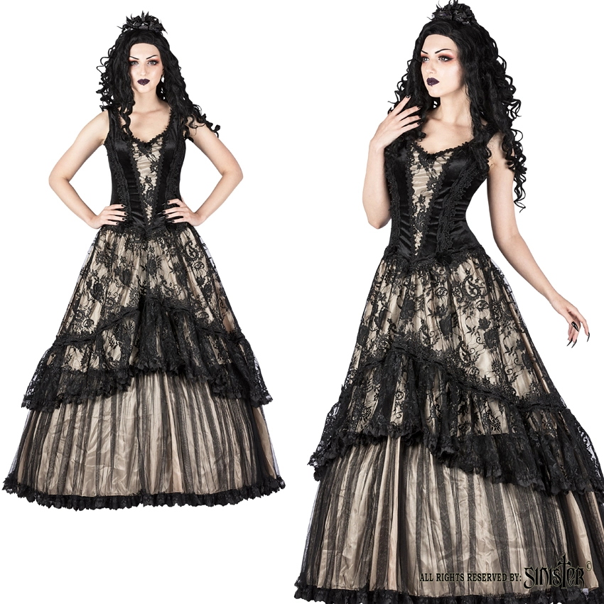 Robe Gothique Victorienne SINISTER 4 Robe Gothique Victorienne SINISTER – Image 2