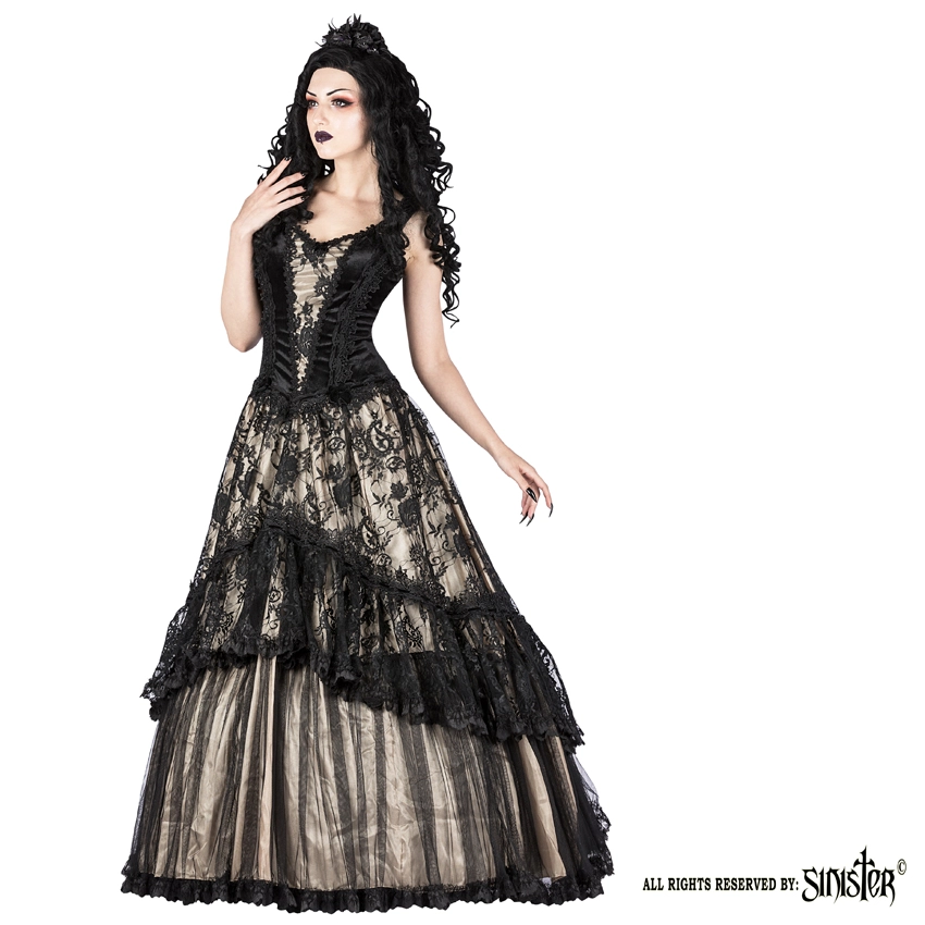 Robe Gothique Victorienne SINISTER 3 Robe Gothique Victorienne SINISTER