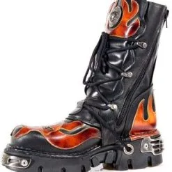 Bottes Gothiques NEW ROCK N°107 Fuego -Vêtements Gothiques 107s1 4 400