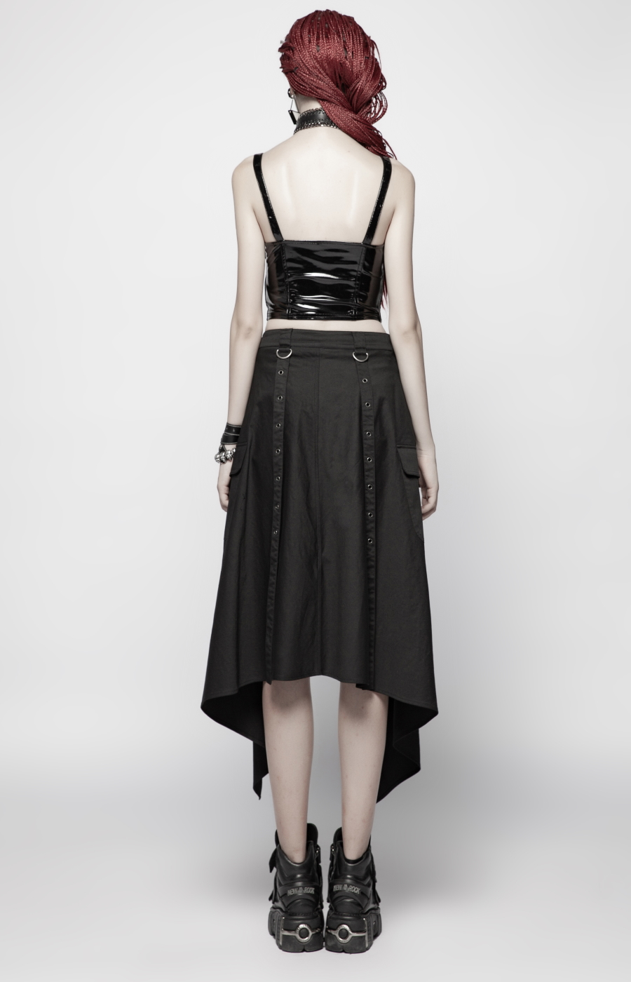 Surjupe Gothique Femme PUNK RAVE 8 Surjupe Gothique Femme PUNK RAVE – Image 6