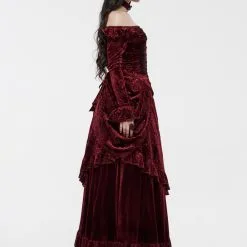 Jupe Victorienne Rouge PUNK RAVE 'blood Empera' 12 Jupe Victorienne Rouge PUNK RAVE 'blood Empera' -Vêtements Gothiques 11103209 900