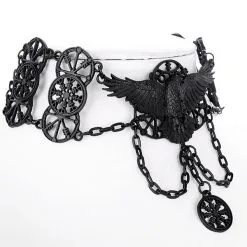 Collier Corbeau RESTYLE -Vêtements Gothiques 1110 900