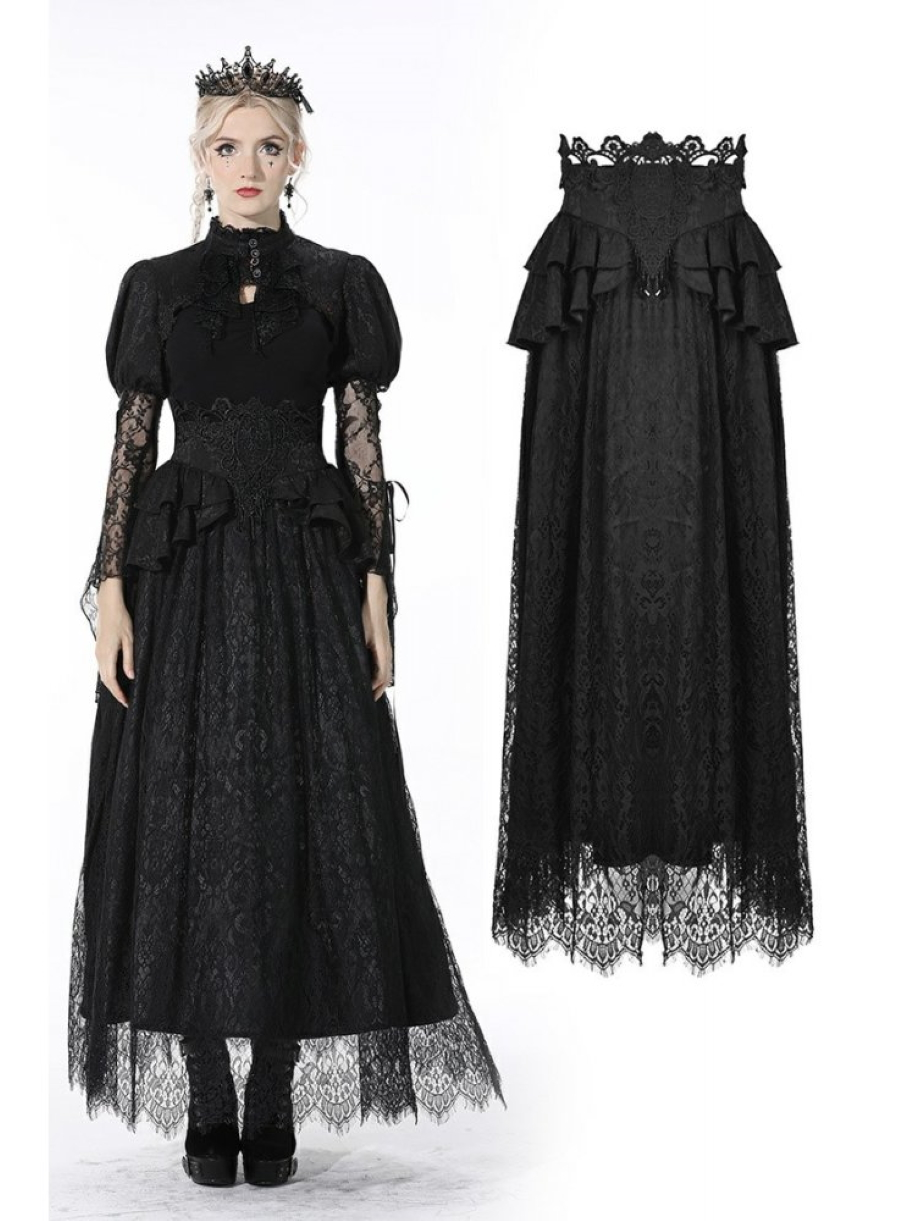 Longue Jupe Empire DARK IN LOVE 'Amalberta' 3 Longue Jupe Empire DARK IN LOVE 'Amalberta'