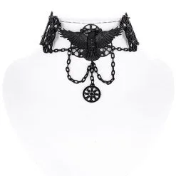 Collier Corbeau RESTYLE -Vêtements Gothiques 1210 900