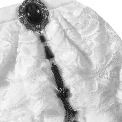 PUNK RAVE Jabot De Chemise En Dentelle 8 PUNK RAVE Jabot De Chemise En Dentelle -Vêtements Gothiques 125 900
