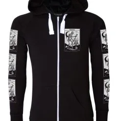 Darkside Veste Zippée Satanic 'death Tarot'