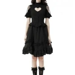 Chemisier DARK IN LOVE 'coeur Sombre' -Vêtements Gothiques 128b7efd1c9340e2c2e811ecf79a7837image666x1000 900