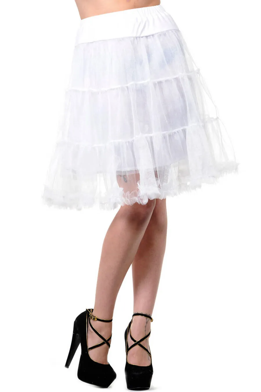 Jupon Rétro BANNED Blanc 3 Jupon Rétro BANNED Blanc