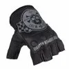 Paire De Gants Cuir Biker BLACK HEART -Vêtements Gothiques 1458 3 moto rukavice na chopper w tec wipplar gid 16037 08 900