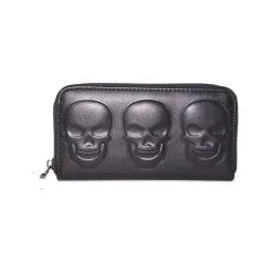 Portefeuille BANNED '3 Skulls'