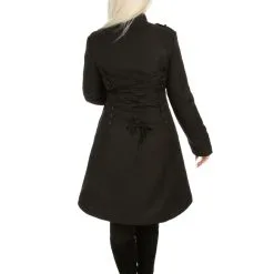 H&R London Manteau HEART AND ROSES LONDON 'military Goth' -Vêtements Gothiques 1594896648201b 900