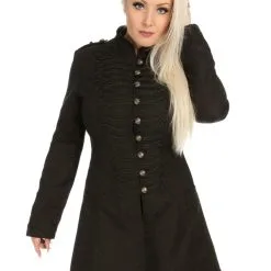 H&R London Manteau HEART AND ROSES LONDON 'military Goth'