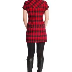 Robe Punk Rock BANNED -Vêtements Gothiques 16436283741625754301dr16447red 0199 900