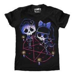 Vêtements Gothiques 51 AKUMU INK T-shirt Femme AKUMU 'the Devil's Playground'