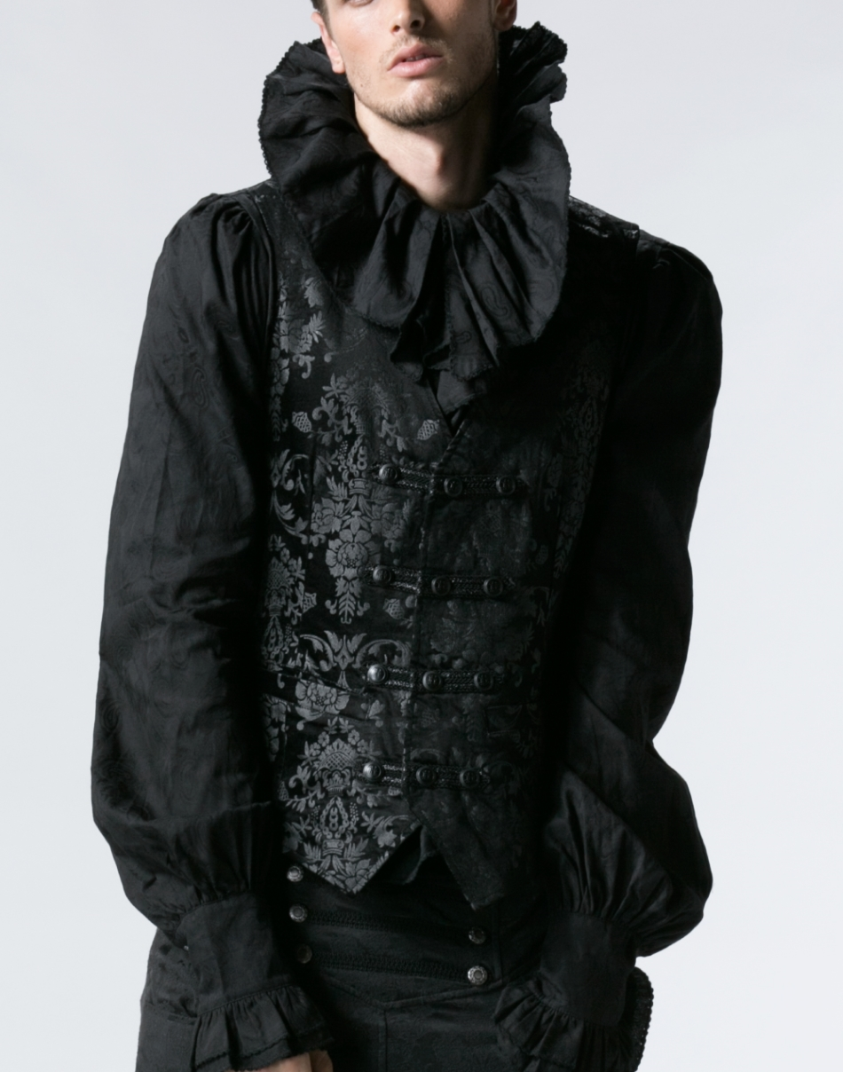 Gilet Gothique Sans Manches PUNK RAVE 6 Gilet Gothique Sans Manches PUNK RAVE – Image 4