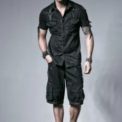 Chemise Gothique Homme PUNK RAVE -Vêtements Gothiques 1z3a7778