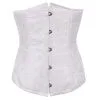 DISCOBOLE Serre-taille Gothique Victorien Blanc -Vêtements Gothiques 2002 white1