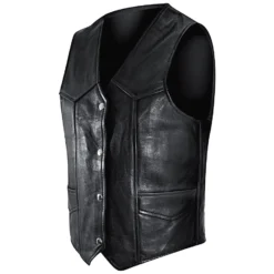 Vêtements Gothiques 35 Gilet Cuir Sans Manches OSX