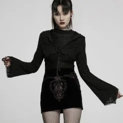 Gilet Capuche PUNK RAVE 'Melera' 8 Gilet Capuche PUNK RAVE 'Melera' -Vêtements Gothiques 22 012551 900
