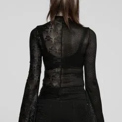 Haut PUNK RAVE 'skull Snake' -Vêtements Gothiques 22 02949 900