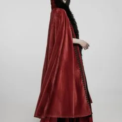 Longue Cape Femme PUNK RAVE 'lune Rousse' -Vêtements Gothiques 22 04331 900