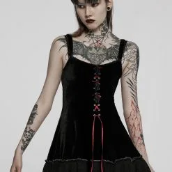 Robe 2 En 1 PUNK RAVE 'Wilgefortis' -Vêtements Gothiques 2202780 900