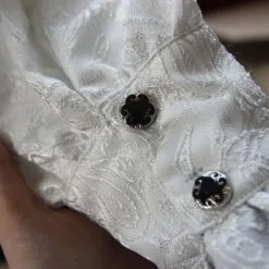 DEVIL FASHION Chemise Gothique Vampire Blanche -Vêtements Gothiques 231 1000