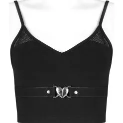 Crop Top PUNK RAVE 'Coeur Brisé' 7 Crop Top PUNK RAVE 'Coeur Brisé' -Vêtements Gothiques 2608039064202503580500003 900