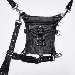 PUNK RAVE Sacoche Unisexe En Cuir Vegan -Vêtements Gothiques 2608039064202503580500009 1 900