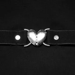 Crop Top PUNK RAVE 'Coeur Brisé' 9 Crop Top PUNK RAVE 'Coeur Brisé' -Vêtements Gothiques 26080390642025035805000141 900