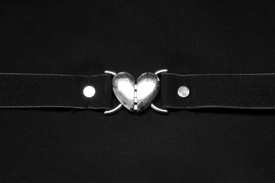 Crop Top PUNK RAVE 'Coeur Brisé' 6 Crop Top PUNK RAVE 'Coeur Brisé' – Image 4