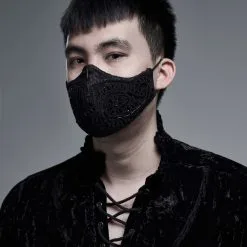 PUNK RAVE Masque Gothique En Tissu 9 PUNK RAVE Masque Gothique En Tissu -Vêtements Gothiques 2608039064202503580500022 900