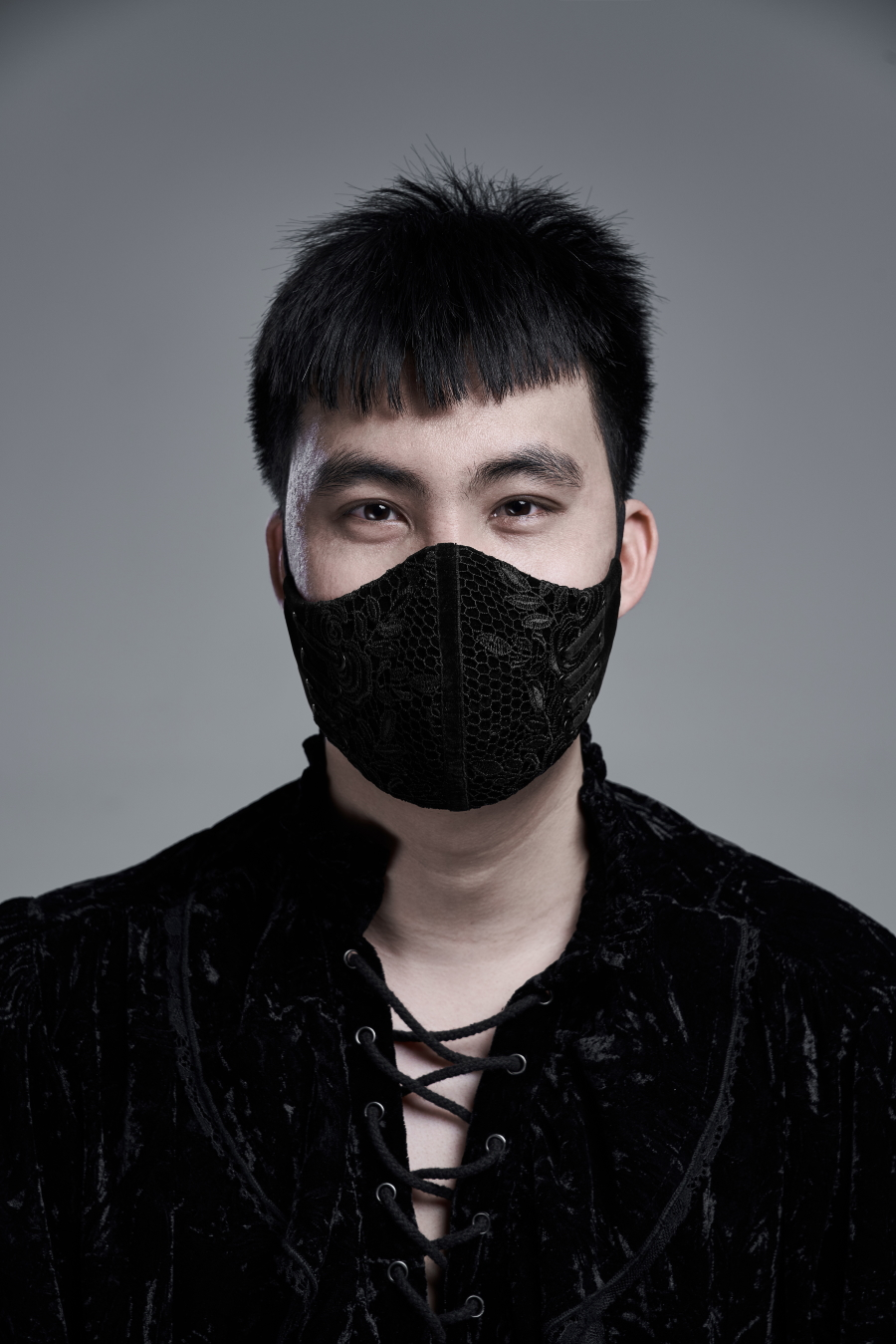 PUNK RAVE Masque Gothique En Velours 5 PUNK RAVE Masque Gothique En Velours – Image 3