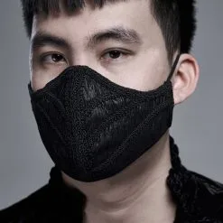 PUNK RAVE Masque Gothique En Tissu 9 PUNK RAVE Masque Gothique En Tissu -Vêtements Gothiques 2608039064202503580500064 900