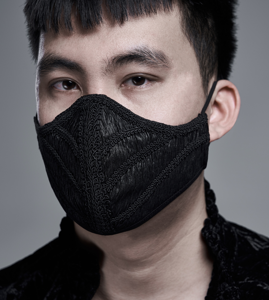 PUNK RAVE Masque Gothique En Tissu 6 PUNK RAVE Masque Gothique En Tissu – Image 4