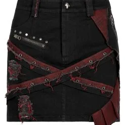 Jupe PUNK RAVE 'Usolue' -Vêtements Gothiques 2608039064202503580500444 900