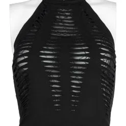 Top Gothique PUNK RAVE 'Sigga' -Vêtements Gothiques 2608039064202503580500508 900