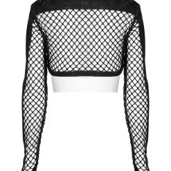 Veste Crop Top PUNK RAVE 'Geindra' -Vêtements Gothiques 2608039064202503580500571 900