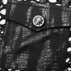 Veste Crop Top PUNK RAVE 'Geindra' -Vêtements Gothiques 2608039064202503580500582 900