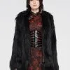 Veste Fausse Fourrure PUNK RAVE 'brakis' -Vêtements Gothiques 2608039064202503580500886 900