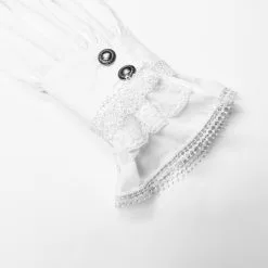 Chemise Vampire Blanche PUNK RAVE -Vêtements Gothiques 2608039064202503580501123 900