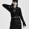 Jupe Look Cuir PUNK RAVE 'feronia' -Vêtements Gothiques 2608039064202503580501920 900