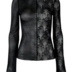 Haut PUNK RAVE 'skull Snake'