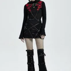 Jupe Post-apocalypse PUNK RAVE 'dark Decadence' -Vêtements Gothiques 2608039064202503580502289 900